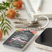 先生本当に素晴らしい先生は懸命を見つける キーホルダー (正面右)