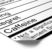 先生栄養事実 ポスター (角)