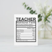 先生栄養事実 ポストカード (スタンド正面)