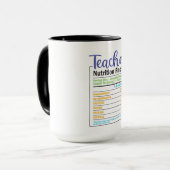 先生栄養事実 マグカップ (正面左)