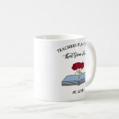 先生植物の種子 – 感動的先生プレゼント コーヒーマグカップ (正面右)