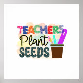 先生植物種子ウォールポスターギフト先生 ポスター (正面)