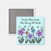 先生植物種子マグネット マグネット (正面/裏面)