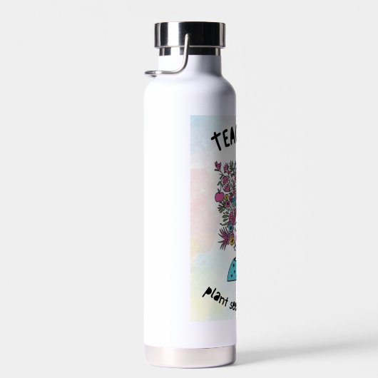 先生植物種子先生サンキューギフト ウォーターボトル (右面)