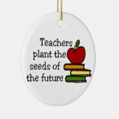 先生植物種子 セラミックオーナメント (右)