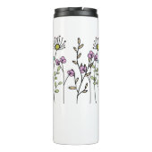 先生植物種子 |花と先生の名前 タンブラー (裏面)