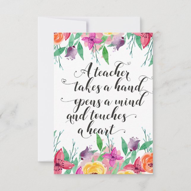 先生歓迎サイン先生新学期ギフト (正面)