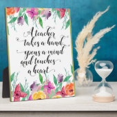 先生歓迎サイン先生新学期ギフト フォトプラーク (側面)