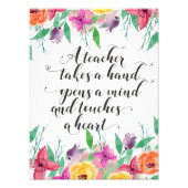 先生歓迎サイン先生新学期ギフト フォトプリント            (正面)