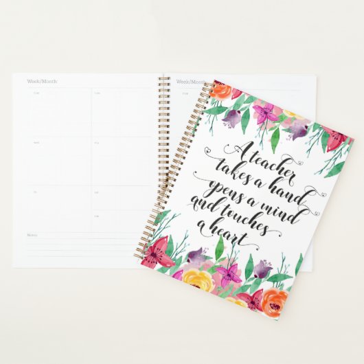 先生歓迎サイン先生新学期ギフト プランナー手帳 (ディスプレー)