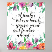 先生歓迎サイン先生新学期ギフト ポスター (正面)