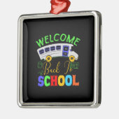 先生歓迎新学期 メタルオーナメント (左)