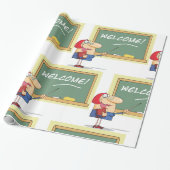 先生歓迎 ラッピングペーパー (アンロールド)