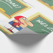 先生歓迎 ラッピングペーパー