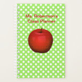 先生水玉模様デイリープランナー プランナー手帳 (正面)