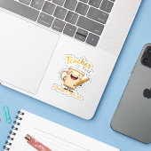 先生燃料おもしろいコーヒーカップデザイン シール (ノートパソコンとiPhone)