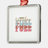 先生燃料 メタルオーナメント (左)