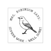 先生独自のアメリカンロビンの素晴らしい作品を作成 ラバースタンプ (インプリント)