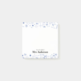 先生理学部数学科 ポストイット