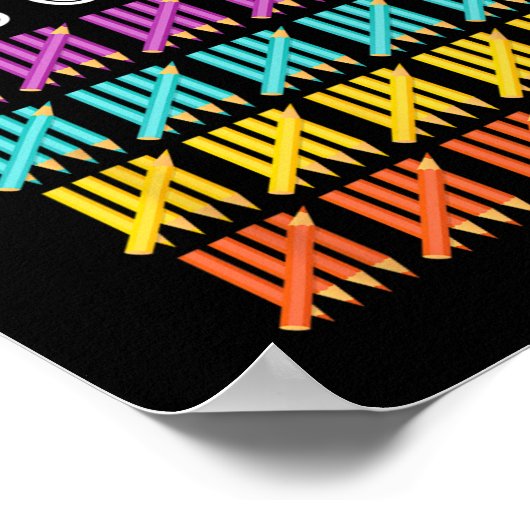 先生生き延び100日の私のおもしろい学校先生 ポスター (角)