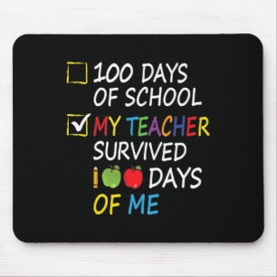 先生生き延び100日の私のおもしろい学校先生 マウスパッド