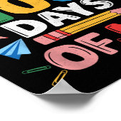 先生生き延び100日の私の100日目のScho ポスター (角)