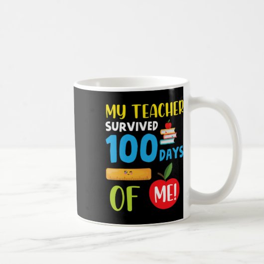先生生き延び100日のMeおもしろい100日のSc コーヒーマグカップ (右)