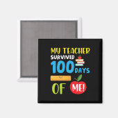 先生生き延び100日のMeおもしろい100日のSc マグネット (正面/裏面)