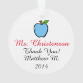 先生用のリンゴ – オーナメント- SRF オーナメント (裏面)