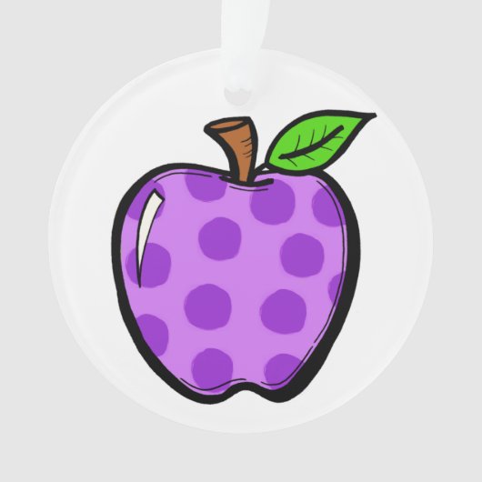 先生用のリンゴ – オーナメント- SRF オーナメント (正面)