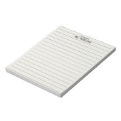 先生用ノートパッド "a note from" 付き罫線入り紙 ノートパッド (回転)