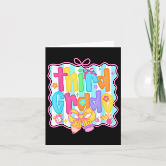 先生用三級フローラ束の初日 カード (正面)