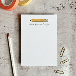 先生番号2のメモ帳 ポストイット