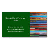 先生磁気名刺 マグネット名刺 (正面)