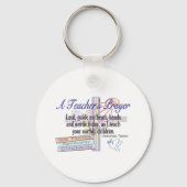 先生祈りの言葉ギフト – -ユニーク先生 キーホルダー (正面)