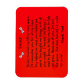 先生私の人生に触れた… マグネット (縦)