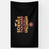 先生科学先生は素晴らし標本 横断幕 (縦)