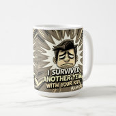 先生笑わされる脱出 コーヒーマグカップ (正面右)