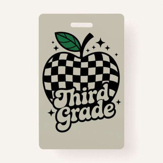 先生第三級第三新学期 バッジ (正面)