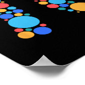 先生算数パイ日ドット日付2025 ポスター (角)