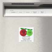 先生素晴らしアップルデザイン マグネット (インサイチュ (食洗機))