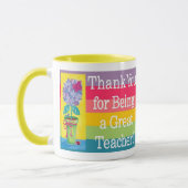 先生素晴らしマグ マグカップ (左)