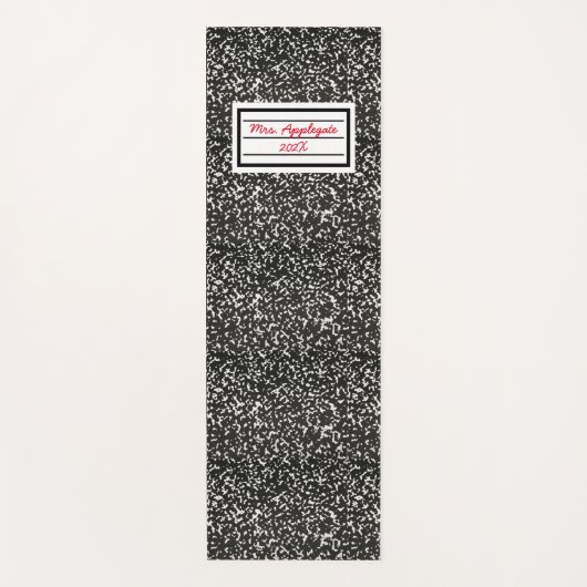 先生組版ノート ヨガマット (正面)