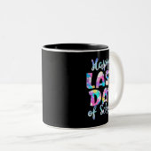 先生絞り染めハローサマーハッピーラストデイオブシュ ツートーンマグカップ (正面右)