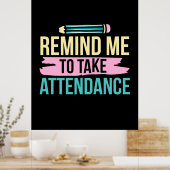 先生芸術は出席を促す ポスター (キッチン)