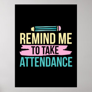 先生芸術は出席を促す ポスター