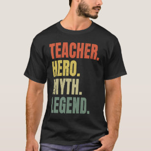 先生英雄神話レジェンドジョ最高のブ先生 Tシャツ