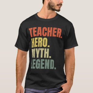 先生英雄神話レジェンドジョ最高のブ先生 Tシャツ