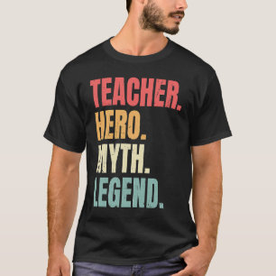 先生英雄神話レジェンドジョ最高のブ先生 Tシャツ