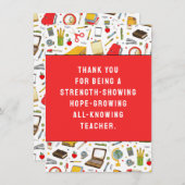 先生評価サンキューカード サンキューカード (正面/裏面)